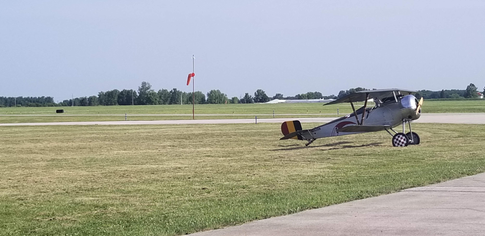 Flew-to-breakfast-during-training-and-saw-this-antique-airplane
