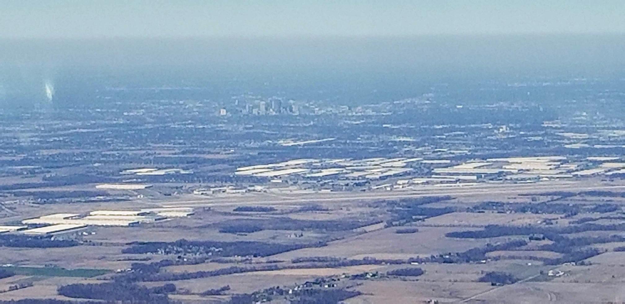 Columbus-Ohio-skyline-about-15-miles-north-of-course-Rickenbocker