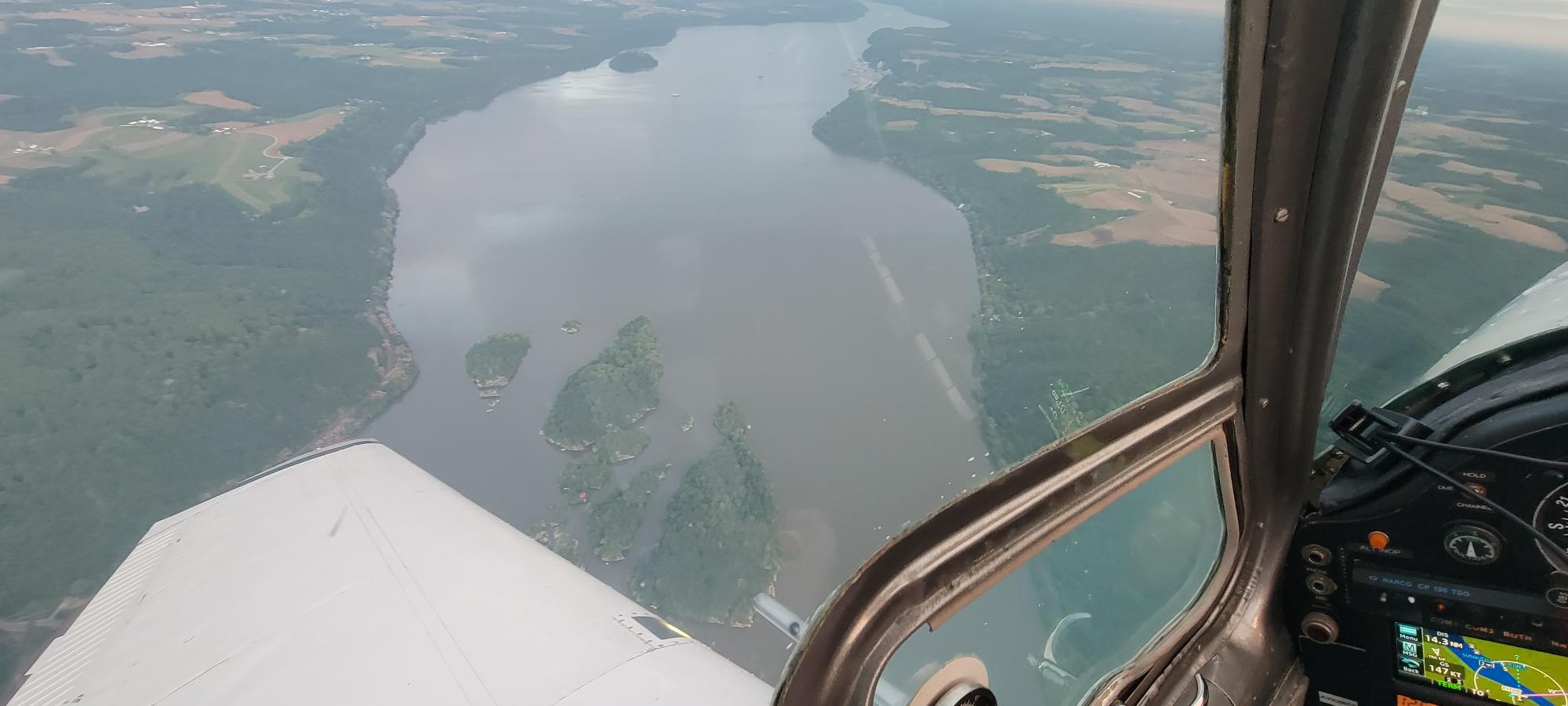 Sunset-flight-around-Lancaster-PA-over-the-Susquehanna-River-near
