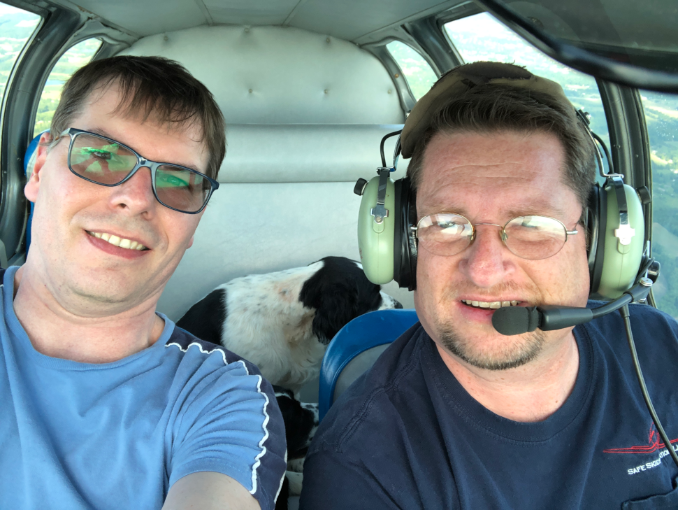 Shawn-and-Daun-flying-Big-Boy-in-the-Navion-Formation