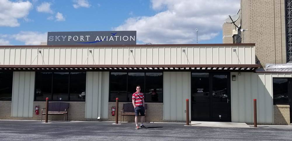 Shawn-in-front-of-the-Skyport-Aviation-FBO