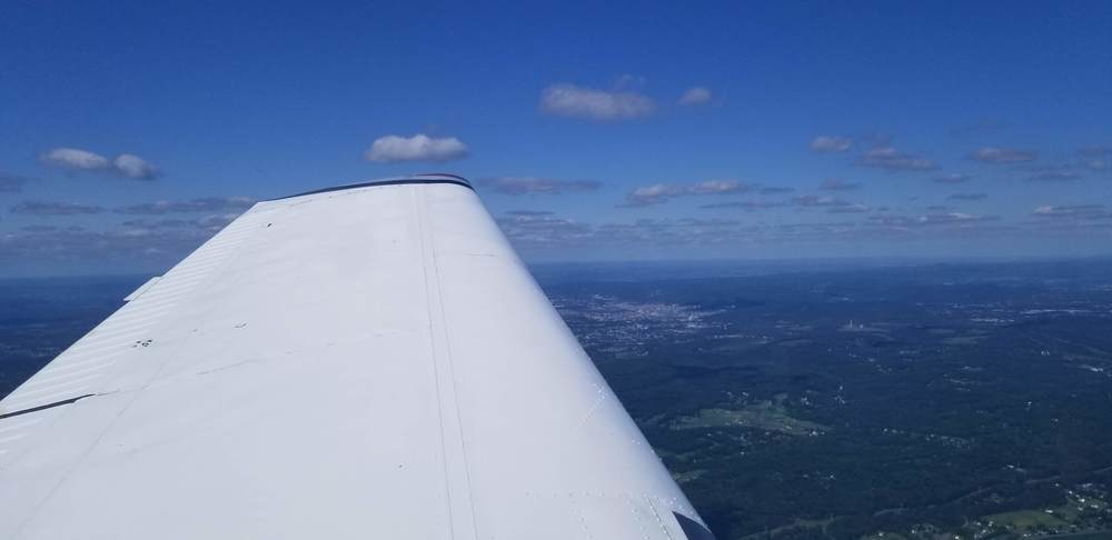 City-of-Reading-Pennsylvania-passing-under-the-wing