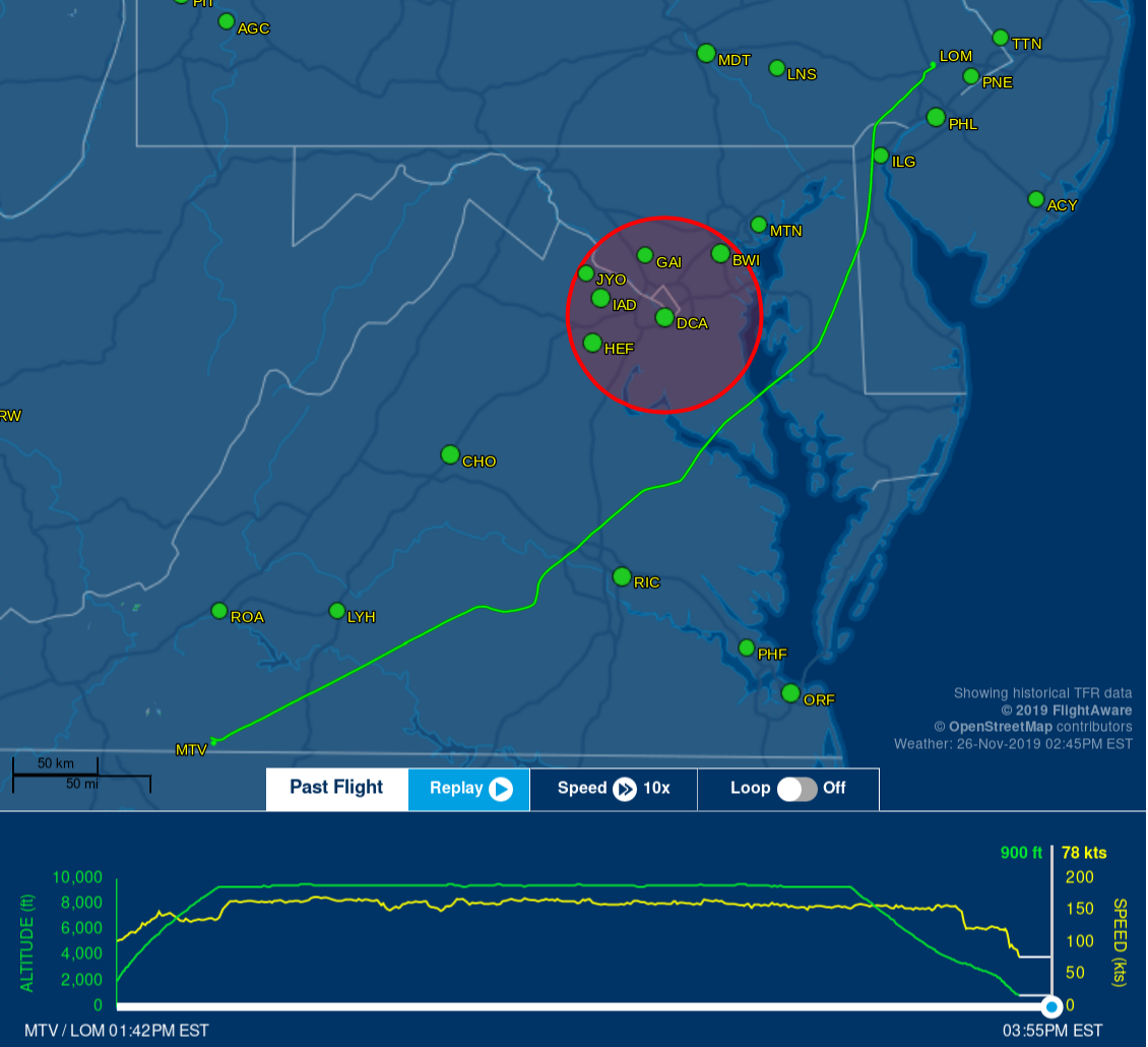 FlightAware-ADS-B-Tracking-KMTV-KLOM-