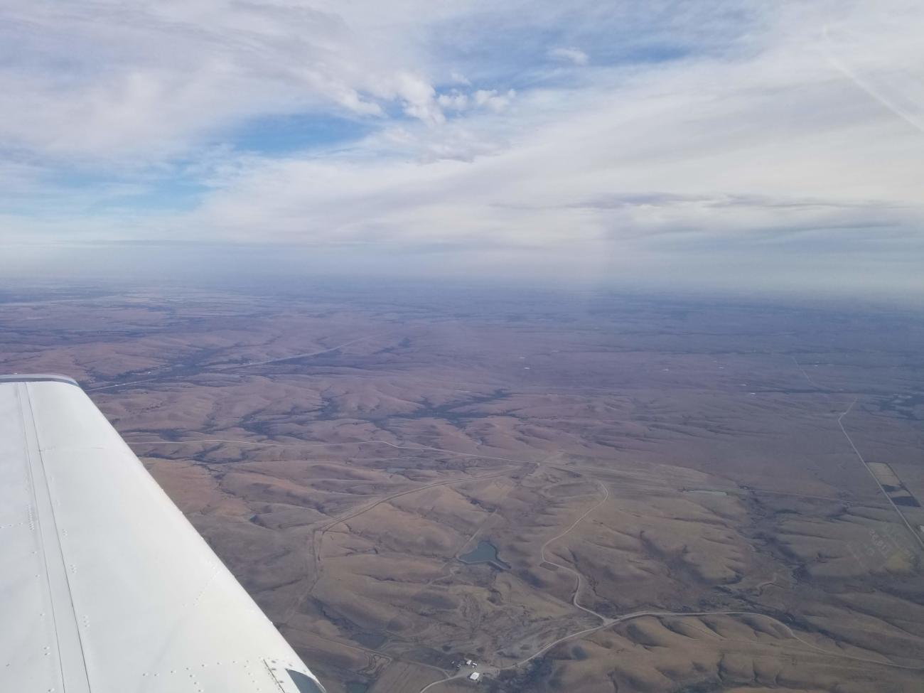 Take-off-from-Manhattan-Kansas-The-plane-flew-over-the