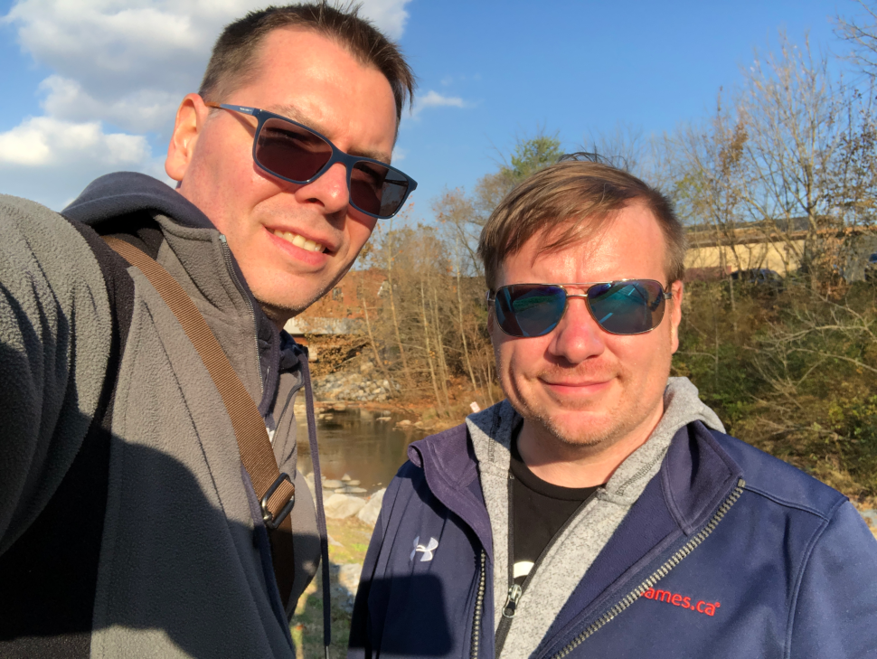Selfie-at-the-river-walk-in-Luray-VA